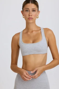 Oh Polly Matching Sets | Sports Bras^Soft Active Sports Bra in Grey Marl GreyMarl