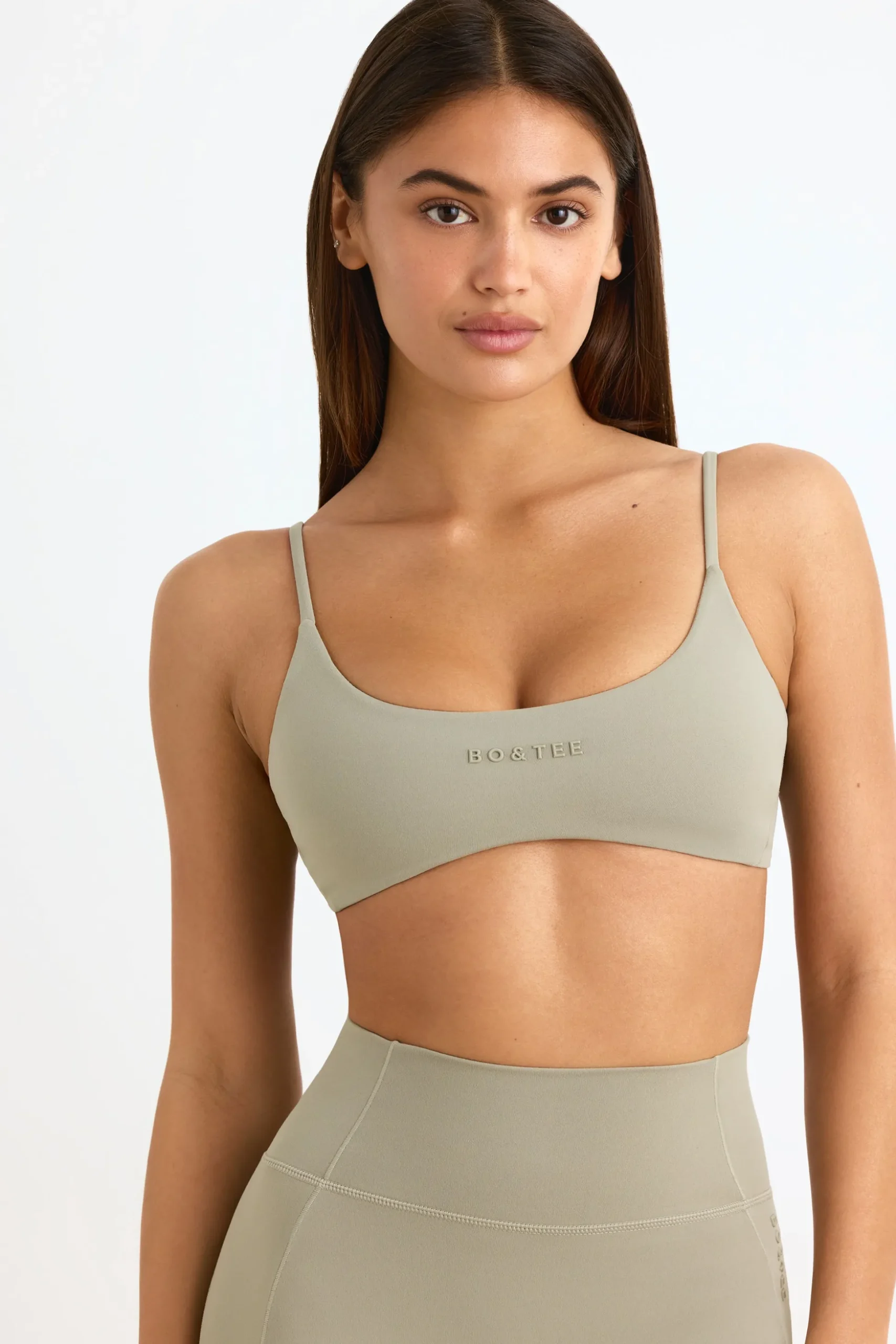 Oh Polly Matching Sets | Sports Bras^Soft Active Sports Bra in Mineral