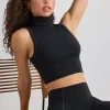 Oh Polly Women'S Clothing Sale - $65 And Under | Women'S Clothing Sale - $40 And Under^Soft Active Turtleneck Tank Top in Black