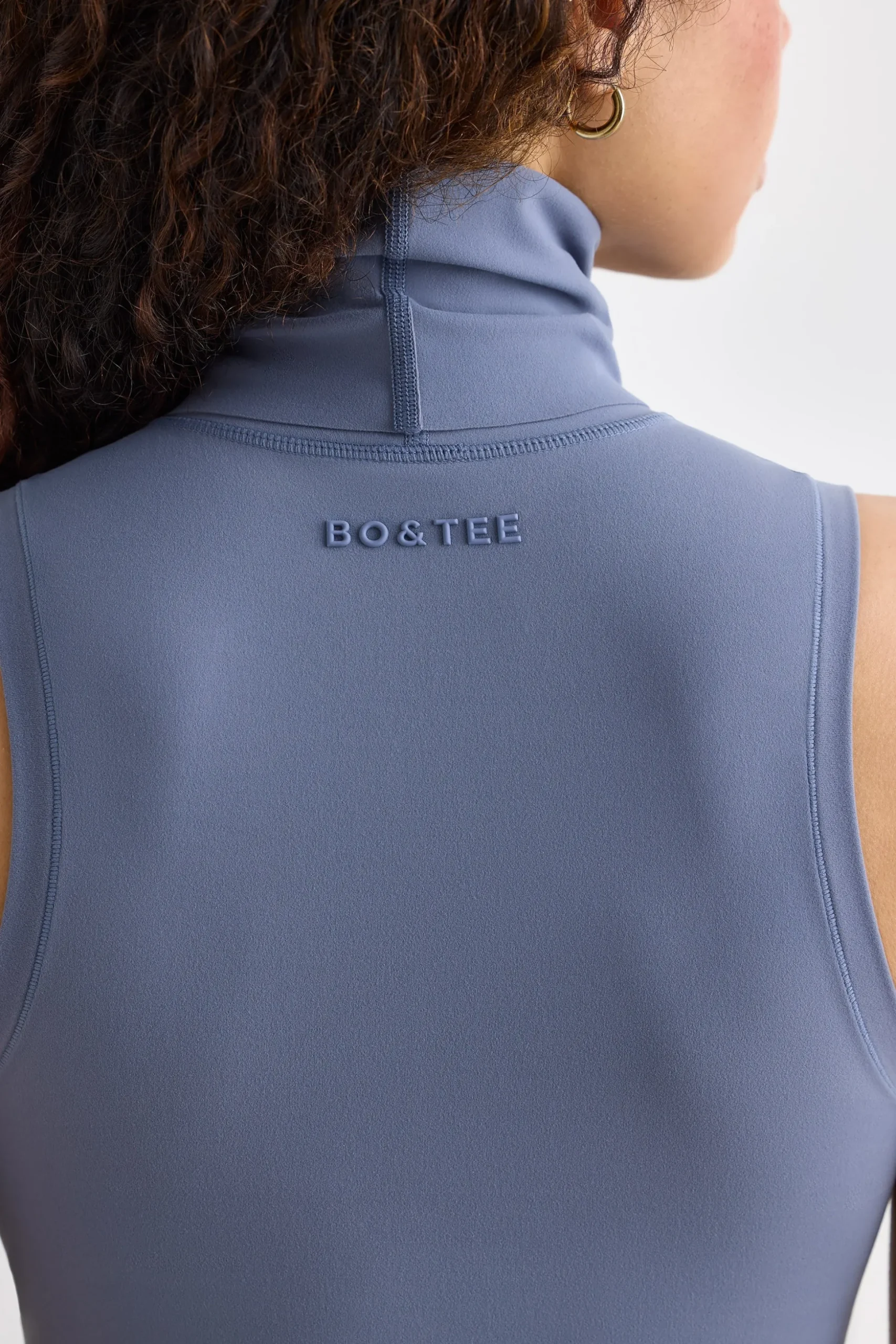 Oh Polly Women'S Clothing Sale - $65 And Under | Women'S Clothing Sale - $40 And Under^Soft Active Turtleneck Tank Top in Slate Grey SlateGrey