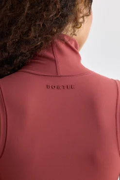 Oh Polly Women'S Clothing Sale - $65 And Under | Women'S Clothing Sale - $40 And Under^Soft Active Turtleneck Tank Top in Rust