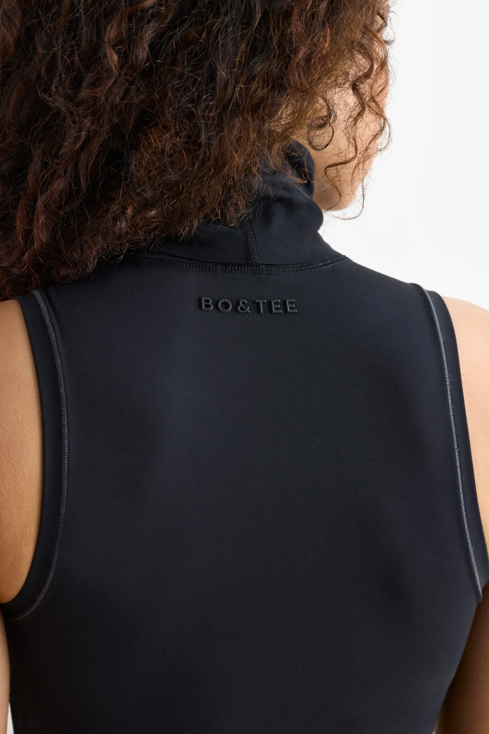 Oh Polly Women'S Clothing Sale - $65 And Under | Women'S Clothing Sale - $40 And Under^Soft Active Turtleneck Tank Top in Black
