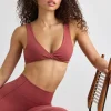 Oh Polly Women'S Clothing Sale - $65 And Under | Women'S Clothing Sale - $40 And Under^Soft Active V-Neck Sports Bra in Rust