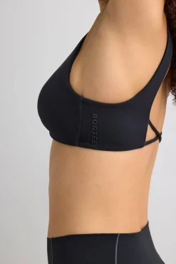 Oh Polly Matching Sets | Sports Bras^Soft Active V-Neck Sports Bra in Black