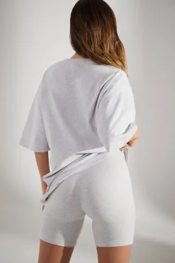 Oh Polly Women'S Clothing Sale - $65 And Under | Women'S Clothing Sale - $40 And Under^Soft Cotton Biker Shorts in Heather Grey HeatherGrey