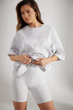 Oh Polly Women'S Clothing Sale - $65 And Under | Women'S Clothing Sale - $40 And Under^Soft Cotton Biker Shorts in Heather Grey HeatherGrey