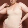 Oh Polly Lounge & Intimates | Bride To Be^Soft Mesh Bodysuit in Beige