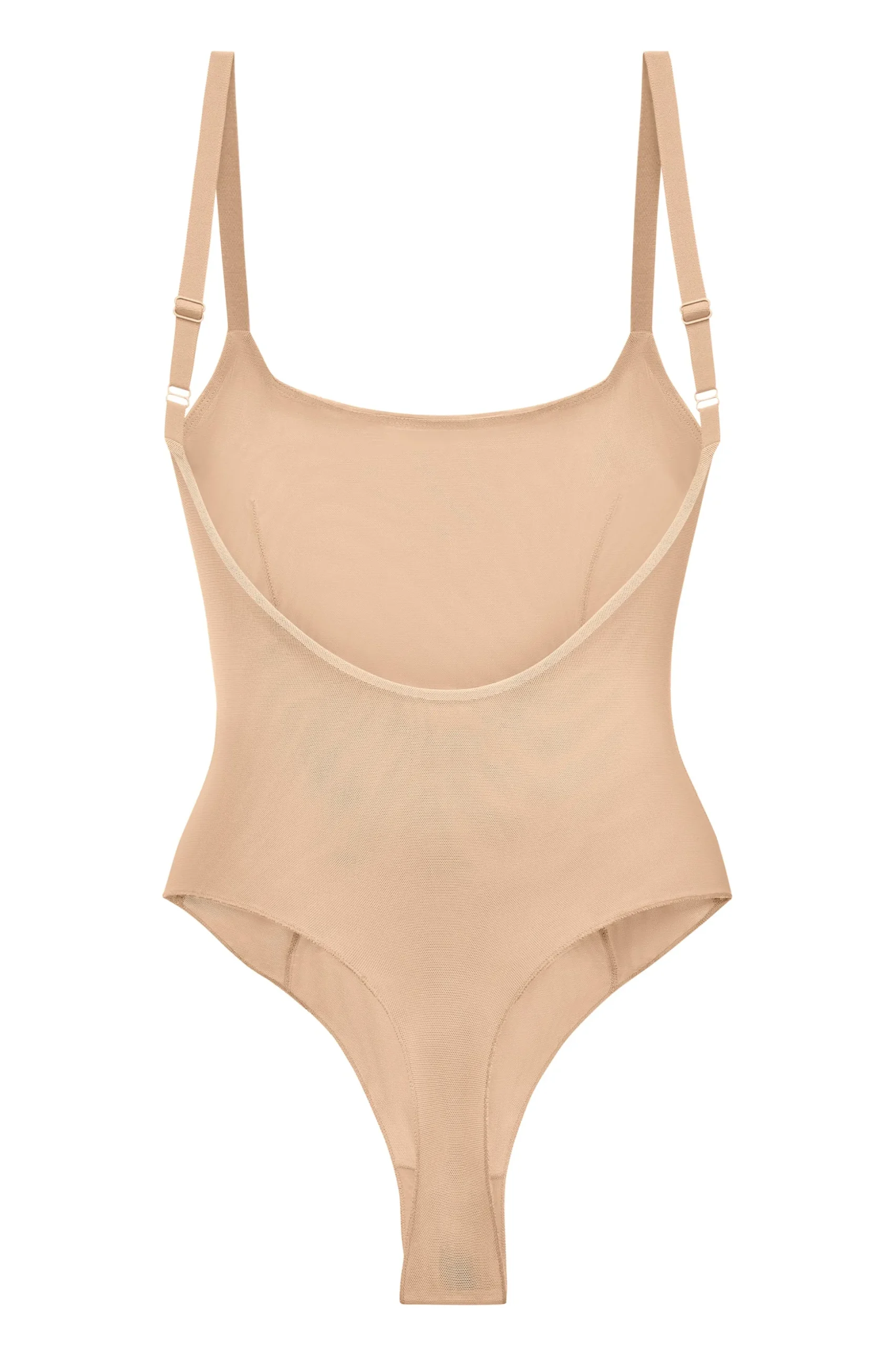 Oh Polly Lounge & Intimates | Bride To Be^Soft Mesh Bodysuit in Beige