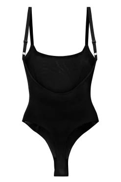 Oh Polly Lounge & Intimates | Bride To Be^Soft Mesh Bodysuit in Black