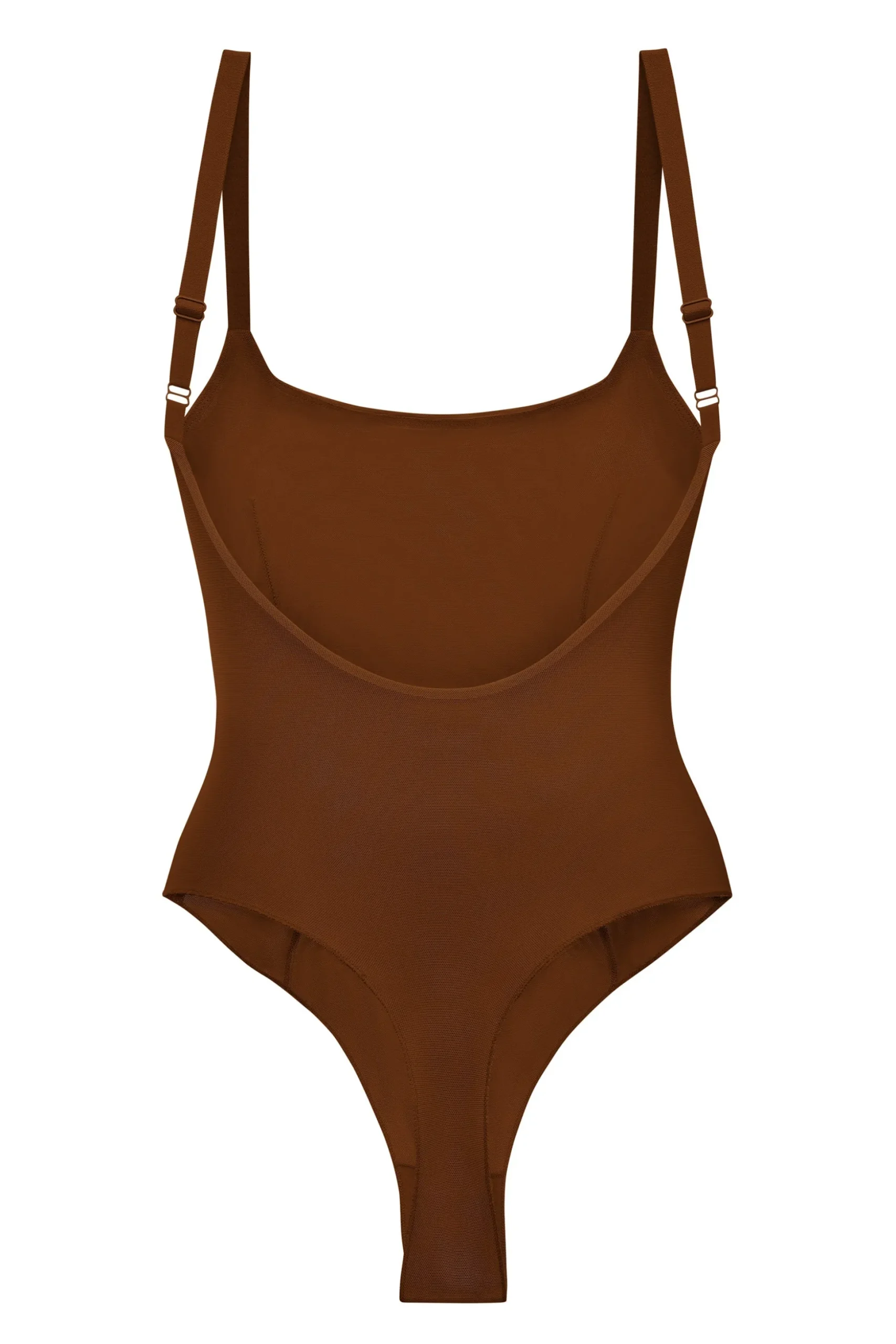 Oh Polly Lounge & Intimates | Bride To Be^Soft Mesh Bodysuit in Chestnut