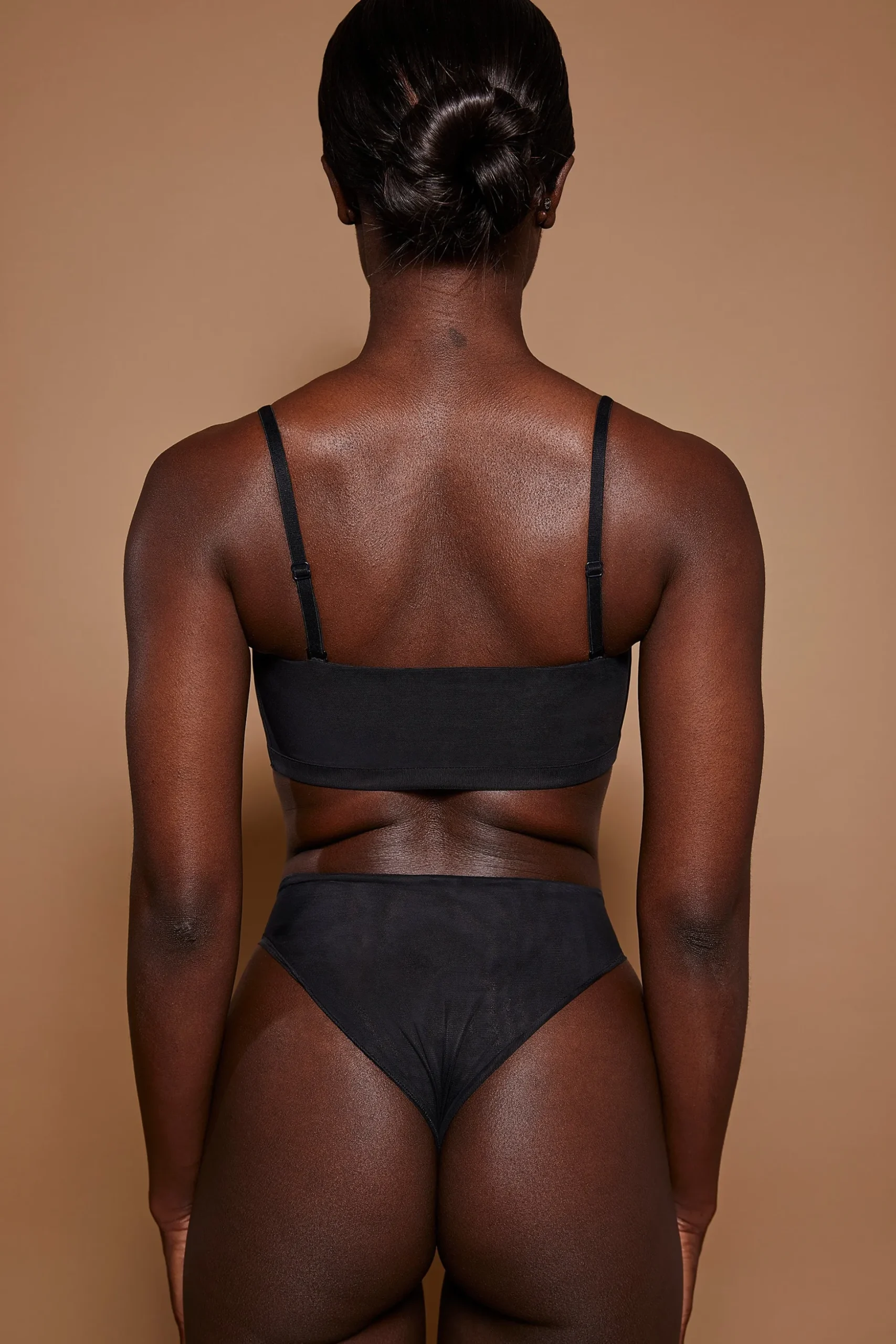 Oh Polly Lounge & Intimates | Bride To Be^Soft Mesh Brief in Black