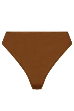 Oh Polly Lounge & Intimates | Bride To Be^Soft Mesh Brief in Chestnut