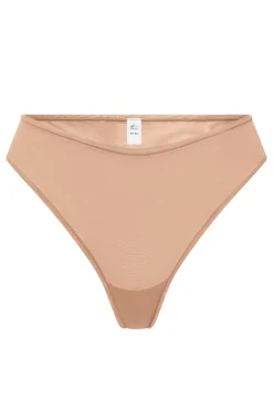 Oh Polly Lounge & Intimates | Bride To Be^Soft Mesh Brief in Warm Peach WarmPeach