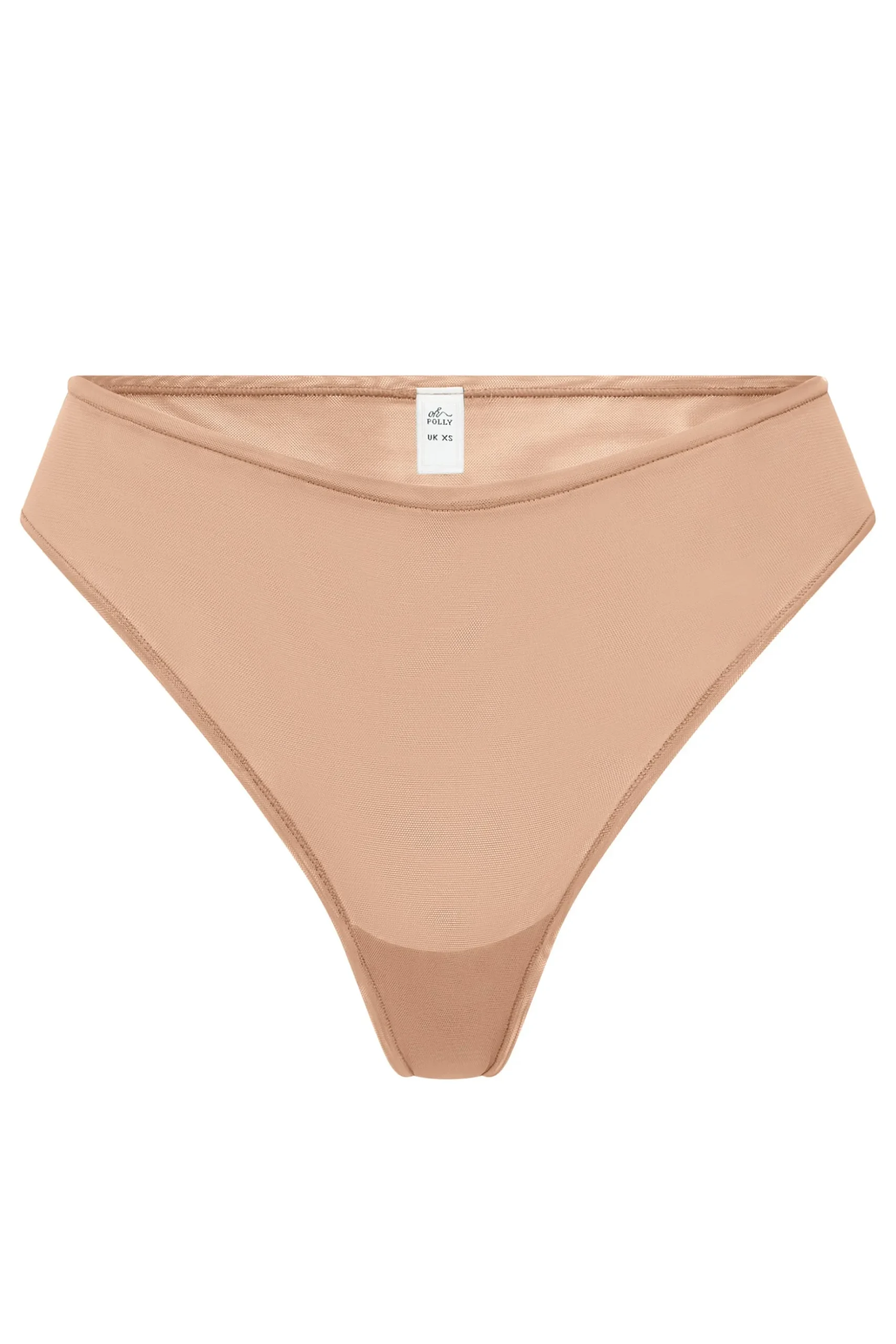 Oh Polly Lounge & Intimates | Bride To Be^Soft Mesh Brief in Warm Peach WarmPeach