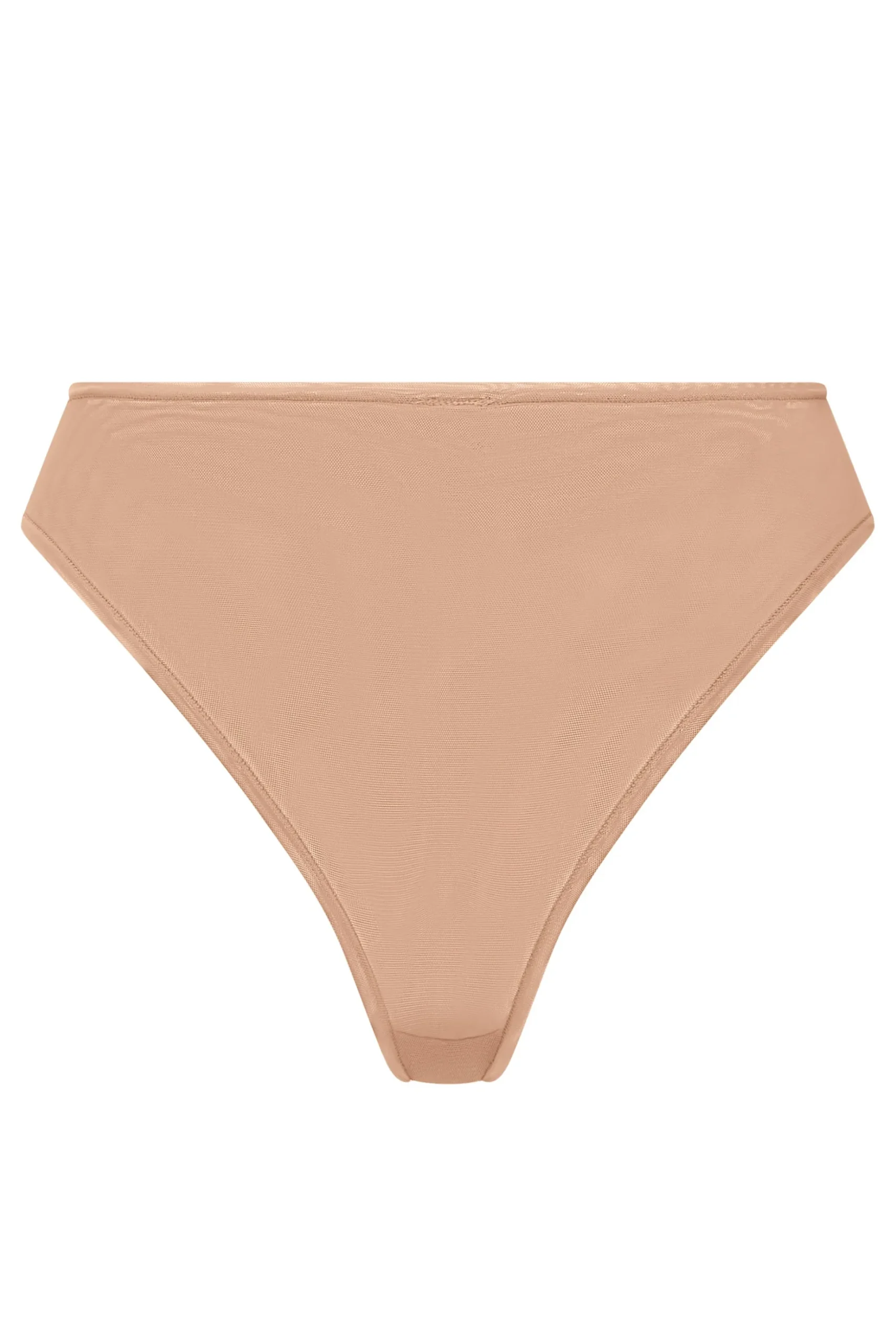 Oh Polly Lounge & Intimates | Bride To Be^Soft Mesh Brief in Warm Peach WarmPeach