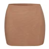 Oh Polly Lounge & Intimates | Bra Solutions^Soft Mesh Low-Rise Micro Mini Slip Skirt in Honey