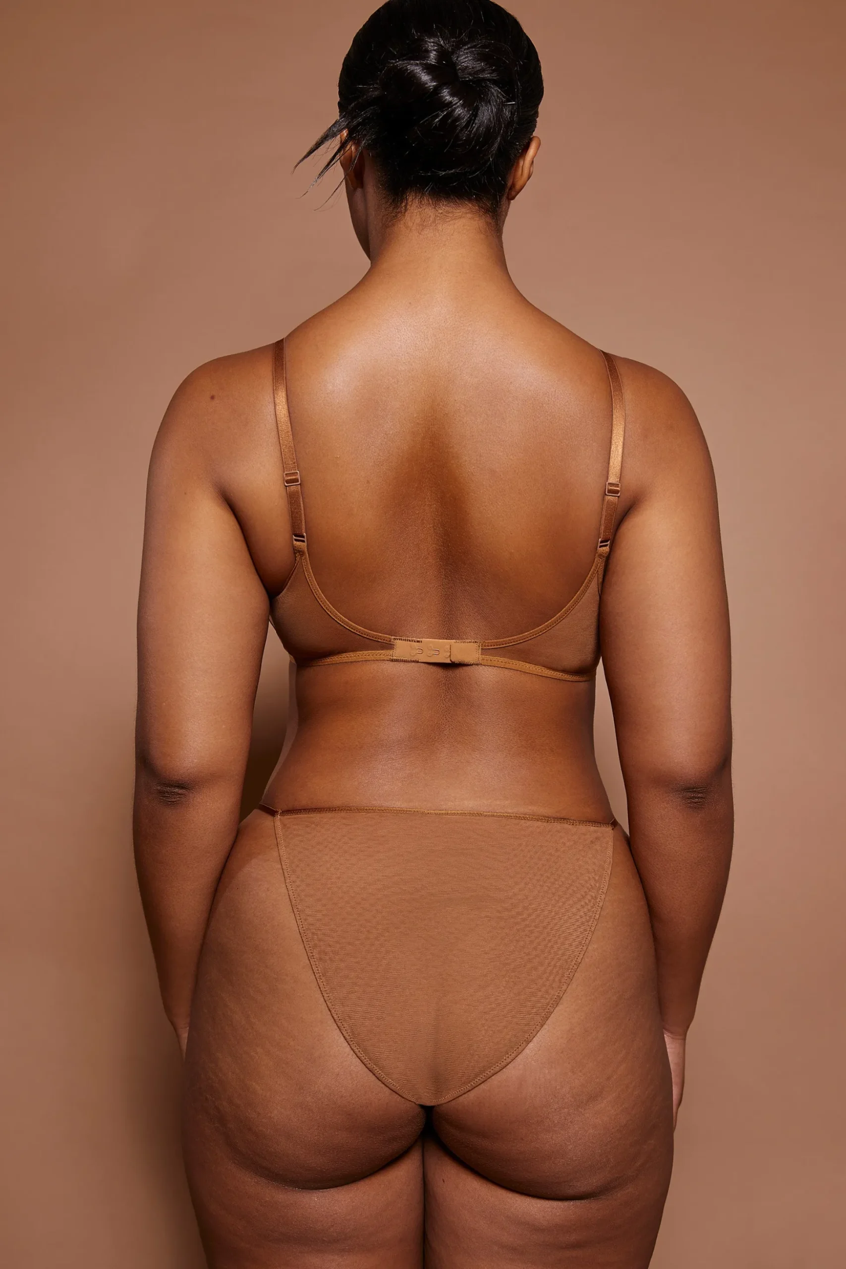 Oh Polly Lounge & Intimates | Bride To Be^Soft Mesh Single Layer Triangle Bra in Almond