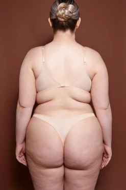 Oh Polly Lounge & Intimates | Bride To Be^Soft Mesh Single Layer Underwired Bra in Beige