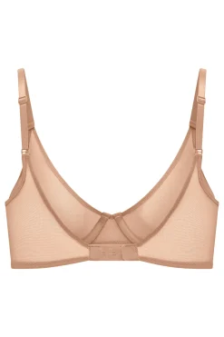 Oh Polly Lounge & Intimates | Bride To Be^Soft Mesh Single Layer Underwired Bra in Warm Peach WarmPeach