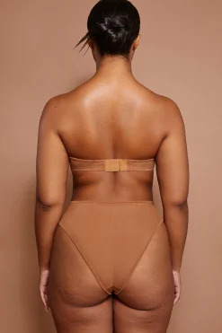 Oh Polly Lounge & Intimates | Bride To Be^Soft Mesh Strapless Bra in Almond