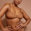 Oh Polly Lounge & Intimates | Bride To Be^Soft Mesh String Bikini in Almond