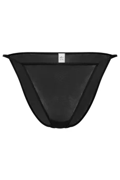 Oh Polly Lounge & Intimates | Bride To Be^Soft Mesh String Bikini in Black