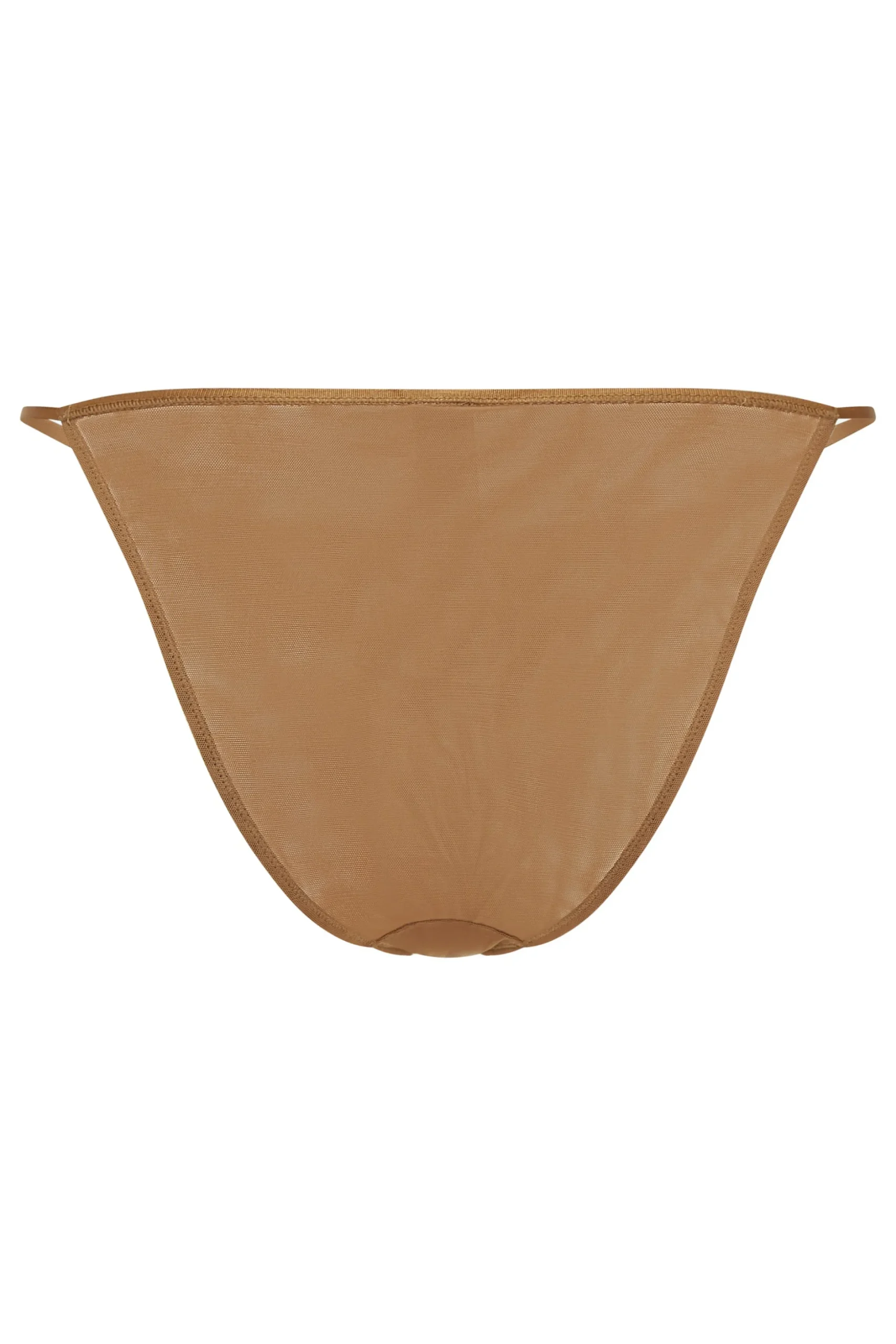 Oh Polly Lounge & Intimates | Bride To Be^Soft Mesh String Bikini in Almond
