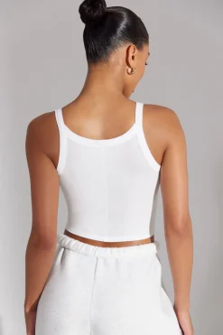 Oh Polly Women'S Clothing Sale - $65 And Under | Women'S Clothing Sale - $40 And Under^Soft Rib Tank Top in White