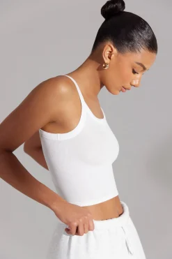 Oh Polly Women'S Clothing Sale - $65 And Under | Women'S Clothing Sale - $40 And Under^Soft Rib Tank Top in White