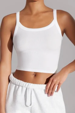 Oh Polly Women'S Clothing Sale - $65 And Under | Women'S Clothing Sale - $40 And Under^Soft Rib Tank Top in White