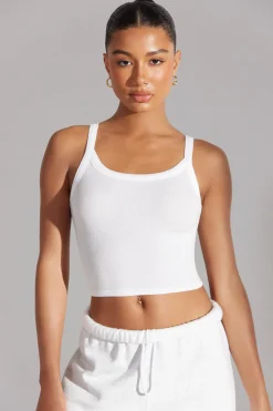 Oh Polly Women'S Clothing Sale - $65 And Under | Women'S Clothing Sale - $40 And Under^Soft Rib Tank Top in White