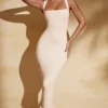 Oh Polly Tencel™ Modal Dresses^Square Neck Midi Dress in Ivory