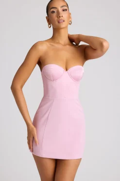 Oh Polly Women'S Clothing Sale - $65 And Under | Night Out^Strapless A-Line Mini Dress in Soft Pink SoftPink