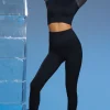Oh Polly Leggings^Super Sculpt Base Layer Leggings in Black