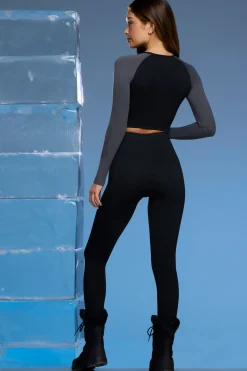 Oh Polly Leggings^Super Sculpt Base Layer Leggings in Black
