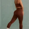 Oh Polly Women'S Clothing Sale - $65 And Under^Super Sculpt Full Length Leggings in Copper Brown CopperBrown