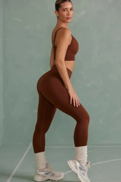 Oh Polly Women'S Clothing Sale - $65 And Under^Super Sculpt Full Length Leggings in Copper Brown CopperBrown