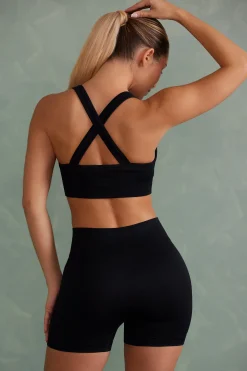 Oh Polly Matching Sets | Shorts^Super Sculpt Mini Shorts in Onyx Black OnyxBlack