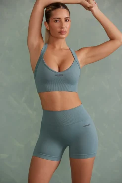 Oh Polly Matching Sets | Shorts^Super Sculpt Mini Shorts in Mineral Green MineralGreen