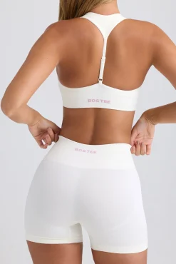 Oh Polly Matching Sets | Shorts^Super Sculpt Seamless High-Waist Mini Shorts in Eggshell