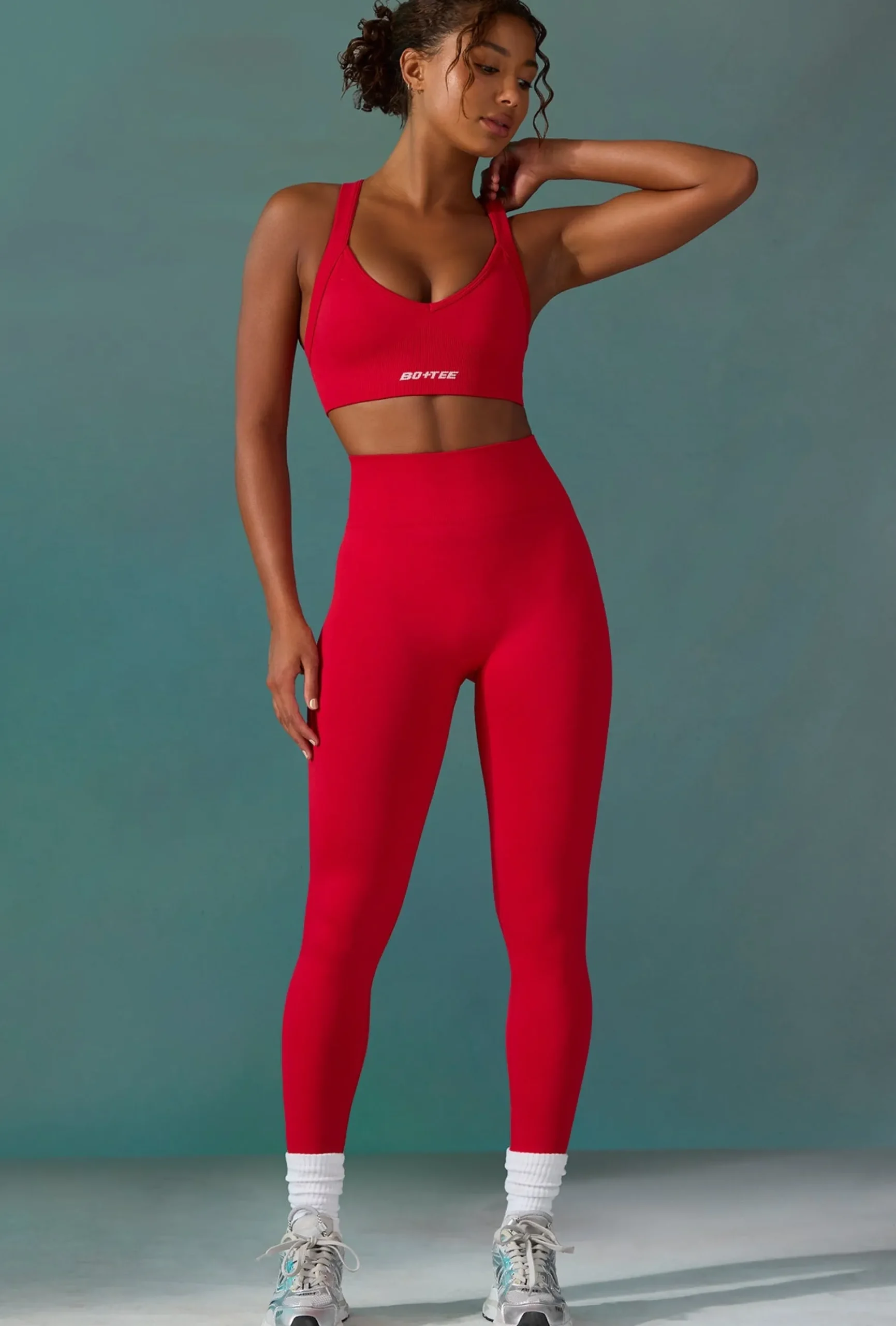 Oh Polly Matching Sets | Leggings^Super Sculpt Seamless Leggings in Tango Red TangoRed