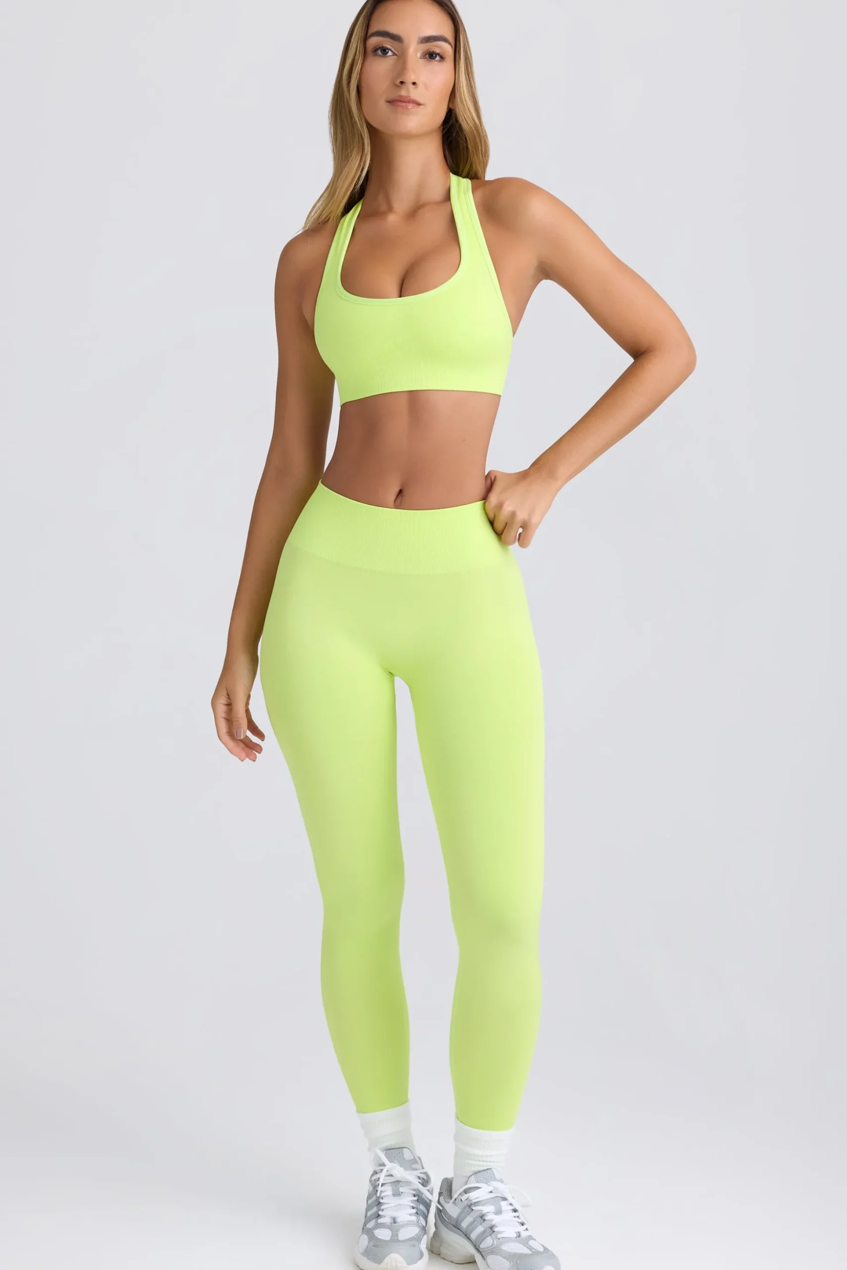 Oh Polly Matching Sets | Leggings^Super Sculpt Seamless Leggings in Key Lime KeyLime