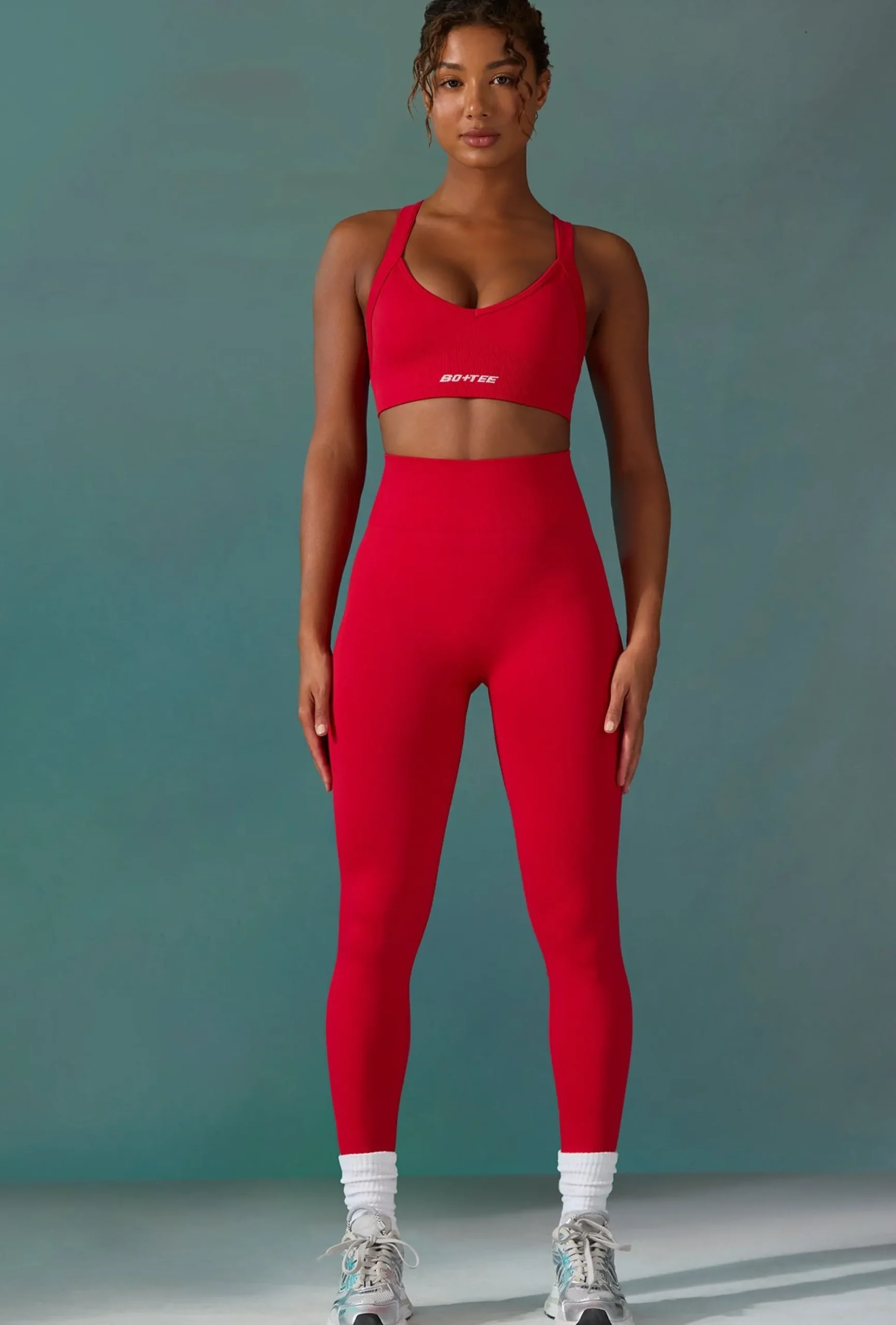 Oh Polly Matching Sets | Leggings^Super Sculpt Seamless Leggings in Tango Red TangoRed