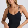 Oh Polly Matching Sets | Tops^Super Sculpt Seamless Longline Tank Top in Black