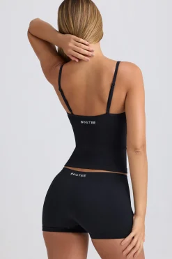Oh Polly Matching Sets | Tops^Super Sculpt Seamless Longline Tank Top in Black