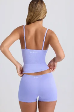 Oh Polly Matching Sets | Shorts^Super Sculpt Seamless Mid-Rise Mini Shorts in Periwinkle