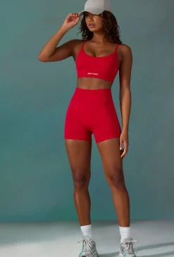 Oh Polly Matching Sets | Shorts^Super Sculpt Seamless Mini Shorts in Tango Red TangoRed