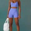 Oh Polly Women'S Clothing Sale - $65 And Under | Women'S Clothing Sale - $40 And Under^Super Sculpt Seamless Mini Shorts in Iolite