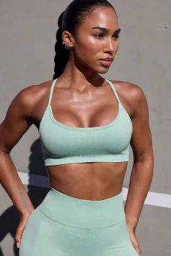 Oh Polly Sports Bras | Matching Sets^Super Sculpt Seamless Open Back Sports Bra in Pistachio