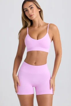 Oh Polly Matching Sets | Sports Bras^Super Sculpt Seamless Scoop-Back Sports Bra in Violet Pink VioletPink